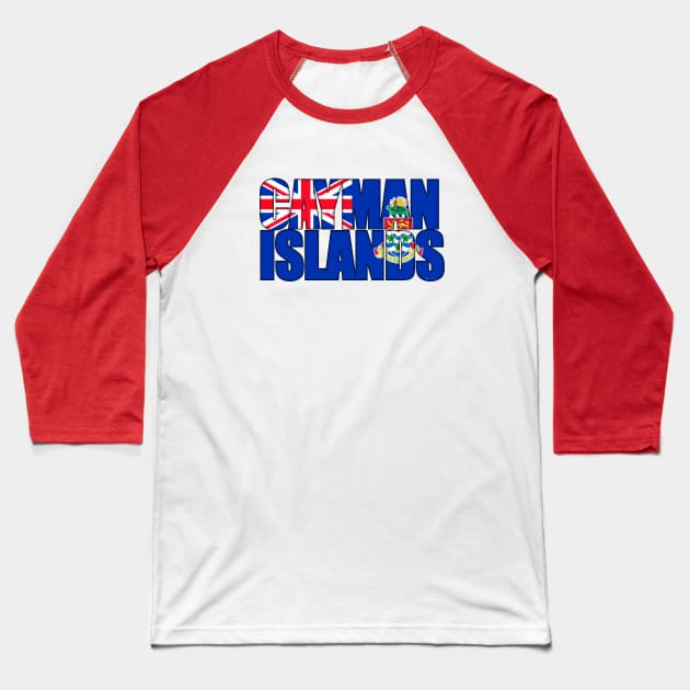 Cayman Islands Baseball T-Shirt by SeattleDesignCompany